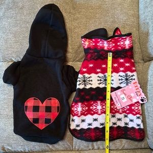 Bundle of 2 Dog Coats NWT